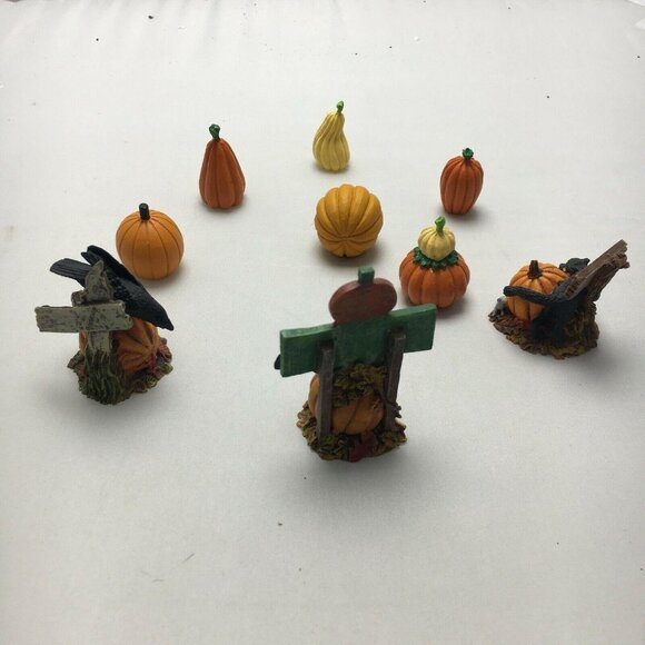 Department 56 Halloween Scenery Village Accessories Set Of 9 #56.53165 - Picture 4 of 9